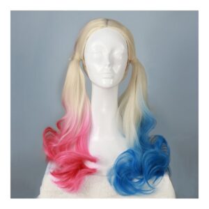 harley-blue-pink-bunches-long-wavy-synthetic-wig-harley-quinzel